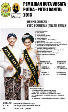 Ajang Putra-Putri Bantul 2013