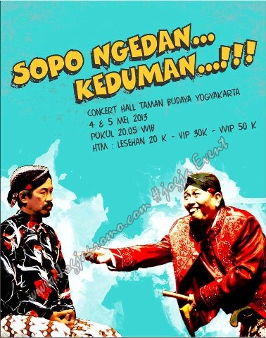 Kethoprak Ringkes Tjap Tjonthong Sapa Ngedan Keduman