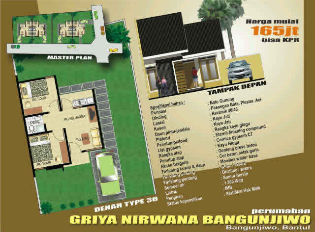 Kavling / Rumah Siap Bangun di Bangunjiwo Kasihan Bantul Yogyakarta