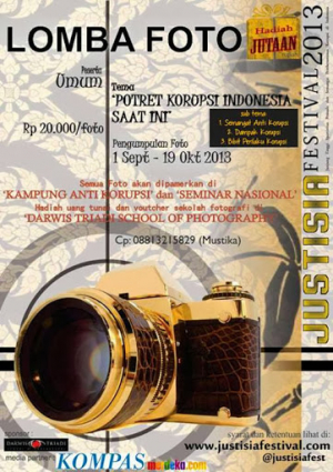 Lomba Foto Justisia Festival 2013