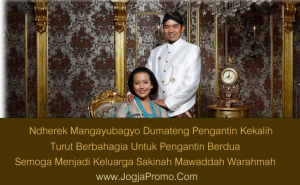 Ndherek mangayubagyo dumateng pengantin kekalih