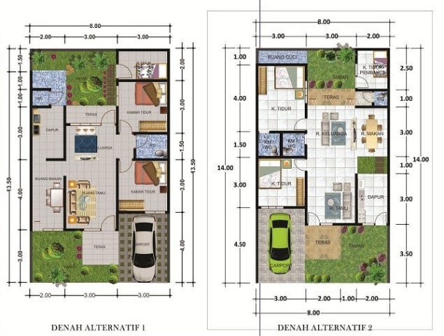 denah-kaliurang-residence-type-80