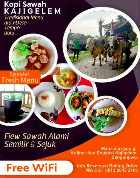 kajigelem - wisata kuliner dan edukasi bangunjiwo